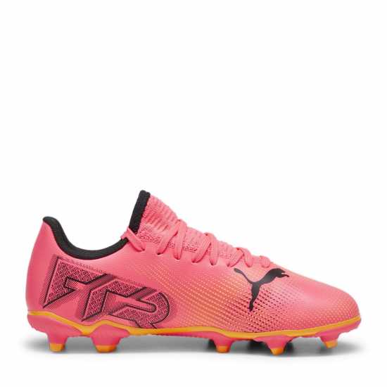 Puma Future 7 Ultimate Firm Ground Football Boots Оранжево/Черно Детски футболни бутонки