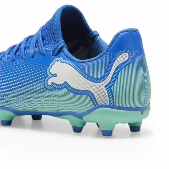 Puma Future 7 Ultimate Firm Ground Football Boots Синьо/Зелено/Бяло Детски футболни бутонки