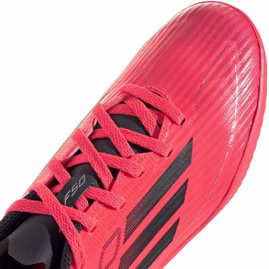 Adidas F50 League Childrens Astro Turf Football Boots Розово/Черно 