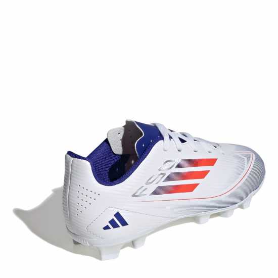 Adidas F50 Club Children Firm Ground Football Boots Бяло/Червено/Синьо Детски футболни бутонки