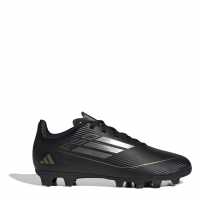 Adidas F50 Club Children Firm Ground Football Boots Черно/сребро Детски футболни бутонки