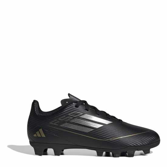 Adidas F50 Club Children Firm Ground Football Boots Черно/сребро Детски футболни бутонки