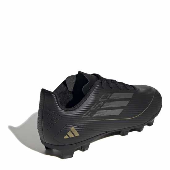 Adidas F50 Club Children Firm Ground Football Boots Черно/сребро Детски футболни бутонки