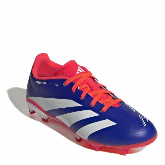 Adidas Predator League Childrens Firm Ground Football Boots Син/Бял/Червен Детски футболни бутонки