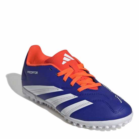 Adidas Predator 24 Club Childrens Astro Turf Football Boots Син/Бял/Червен 