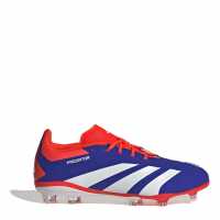 Adidas Predator 24 Elite Children Firm Ground Football Boots Син/Бял/Червен 