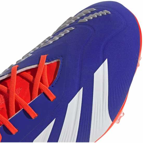 Adidas Predator 24 Elite Children Firm Ground Football Boots Син/Бял/Червен 