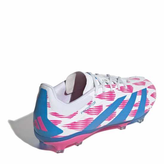 Adidas Predator 24 Elite Children Firm Ground Football Boots Бяло/Розово 