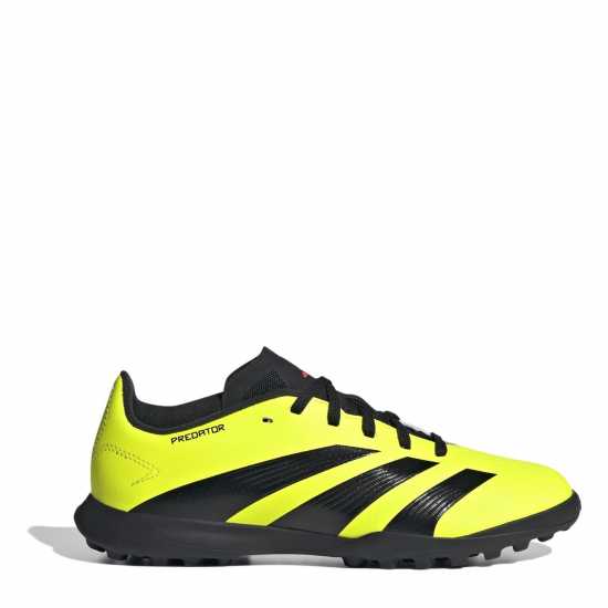 adidas Predator 24 League Children's Astro Turf Football Boots Жълто/Черно/Червено 