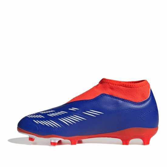 Adidas Predator 24 League Laceless Childrens Firm Ground Football Boots Син/Бял/Червен Детски футболни бутонки