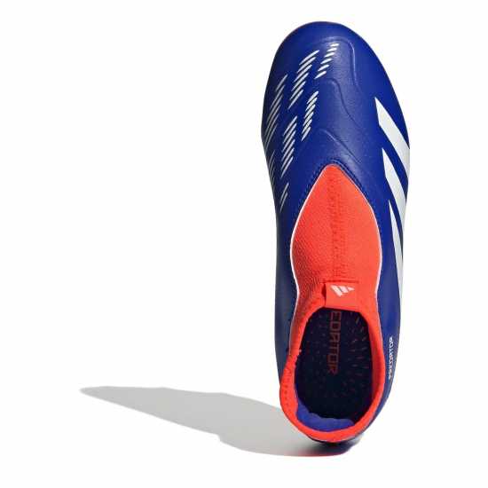 Adidas Predator 24 League Laceless Childrens Firm Ground Football Boots Син/Бял/Червен Детски футболни бутонки