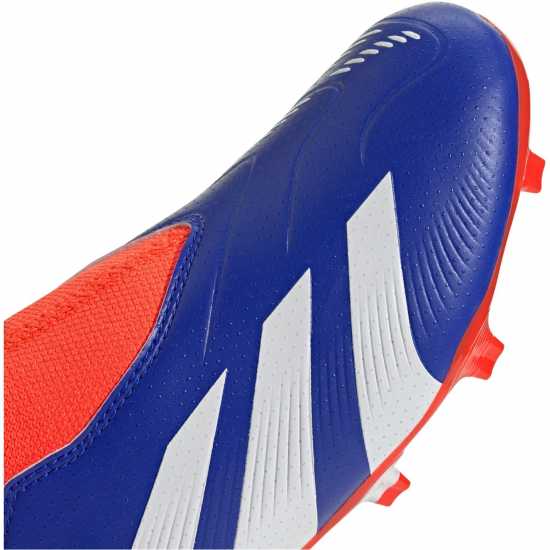 Adidas Predator 24 League Laceless Childrens Firm Ground Football Boots Син/Бял/Червен Детски футболни бутонки