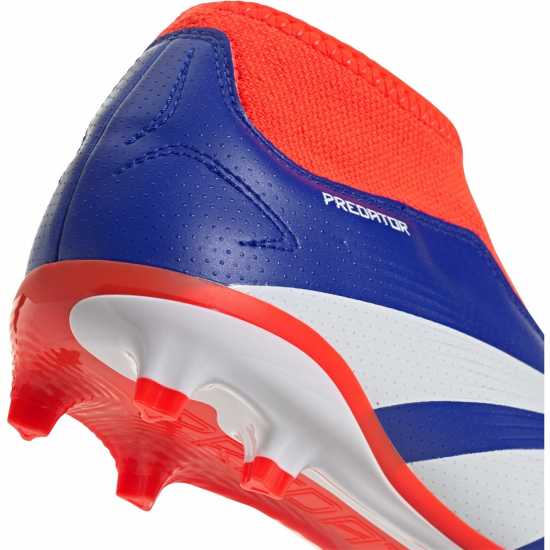 Adidas Predator 24 League Laceless Childrens Firm Ground Football Boots Син/Бял/Червен Детски футболни бутонки