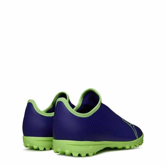 Puma Finesse Astro Turf Football Boots Childrens Purple/Green Футболни стоножки