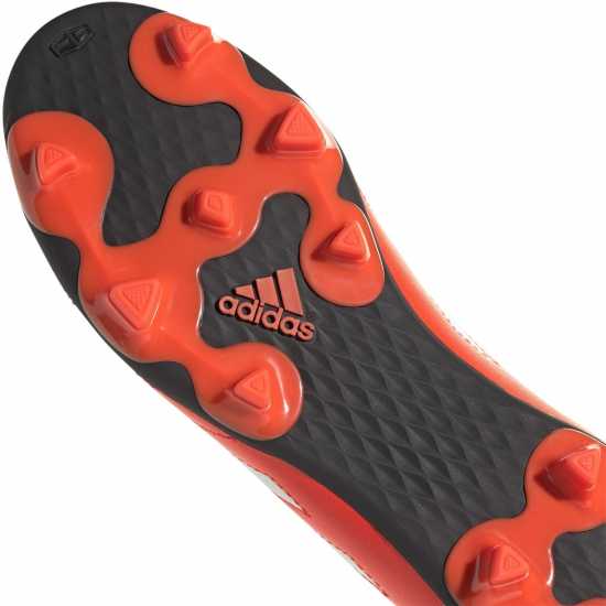 Adidas Детски Футболни Бутонки Goletto Viii Firm Ground Football Boots Kids Червено/Бяло Детски футболни бутонки