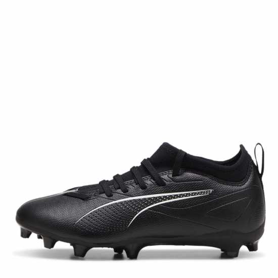 Puma Ultra Match Junior Firm Ground Football Boots Черно/Бяло Детски футболни бутонки