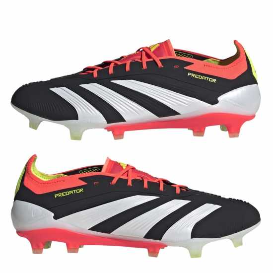 Adidas Predator Elite Fg Firm Ground Football Boots Boys Core Black/Ftwr 