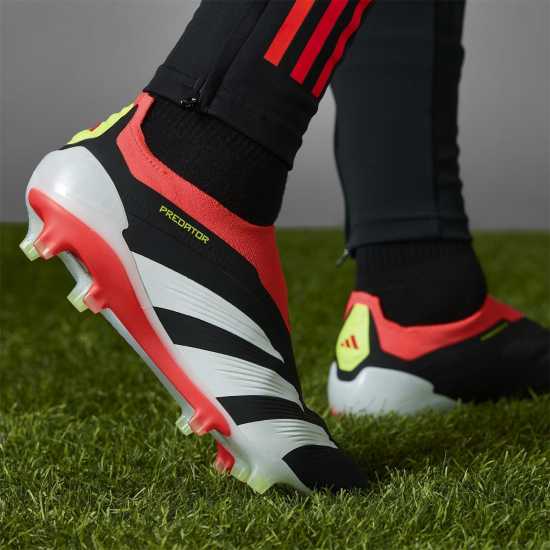 Adidas Predator Elite Ll Fg Firm Ground Football Boots Boys Основен черен/Ftwr 