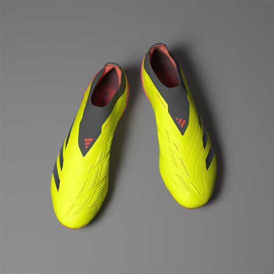 Adidas Predator Elite Ll Fg Firm Ground Football Boots Boys Отбор Слънчево Жълто 