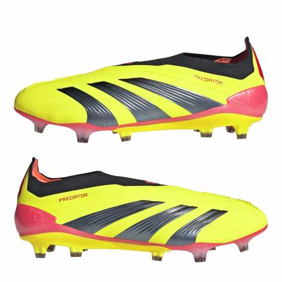 Adidas Predator Elite Ll Fg Firm Ground Football Boots Boys Отбор Слънчево Жълто 