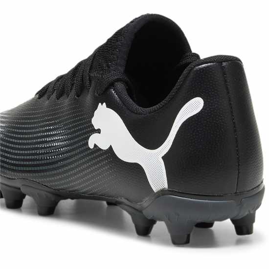 Puma Future 7 Play Junior Firm Ground Football Boots Черно/Бяло Детски футболни бутонки