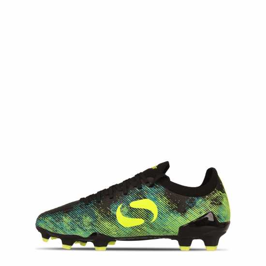 Sondico Blaze Junior Fg Football Boots Черно/Зелено 