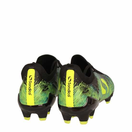 Sondico Blaze Junior Fg Football Boots Черно/Зелено 