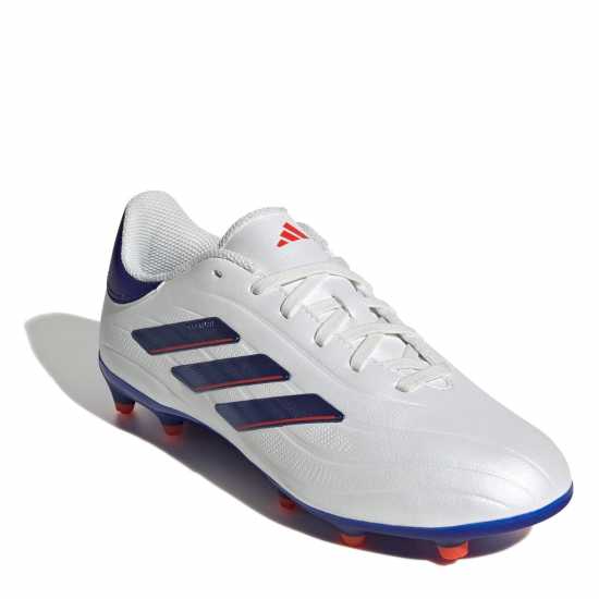 Adidas Copa Pure 2 League Juniors Firm Ground Football Boots Бяло/Синьо Детски футболни бутонки