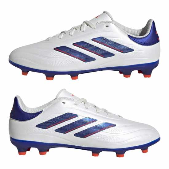 Adidas Copa Pure 2 League Juniors Firm Ground Football Boots Бяло/Синьо Детски футболни бутонки