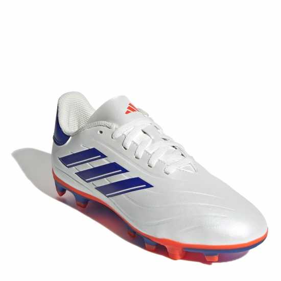 Adidas Copa Pure 2 Junior Firm Ground Football Boots Бяло/Синьо Детски футболни бутонки