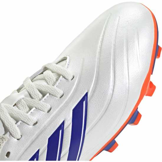 Adidas Copa Pure 2 Junior Firm Ground Football Boots Бяло/Синьо Детски футболни бутонки