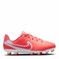 Nike Tiempo Legend 10 Academy Junior Firm Ground Football Boots Червено/Бяло 