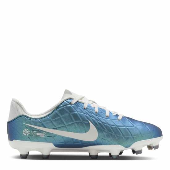 Nike Tiempo Legend 10 Academy Junior Firm Ground Football Boots Синьо-зелено Детски футболни бутонки