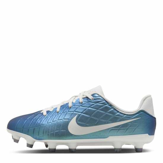 Nike Tiempo Legend 10 Academy Junior Firm Ground Football Boots Синьо-зелено Детски футболни бутонки