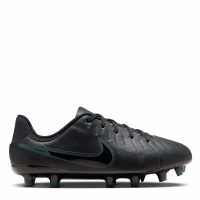 Nike Tiempo Legend 10 Academy Junior Firm Ground Football Boots Черно/Зелено Детски футболни бутонки