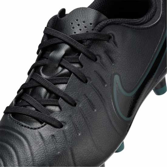 Nike Tiempo Legend 10 Academy Junior Firm Ground Football Boots Черно/Зелено Детски футболни бутонки