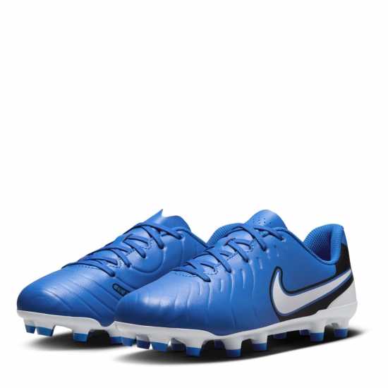 Nike Tiempo Legend 10 Club Junior Firm Ground Football Boots Синьо/Балтийско Детски футболни бутонки