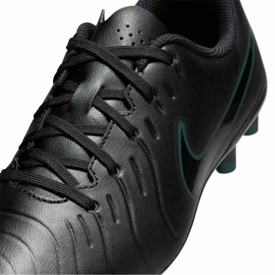 Nike Tiempo Legend 10 Club Junior Firm Ground Football Boots Черно/Зелено Детски футболни бутонки