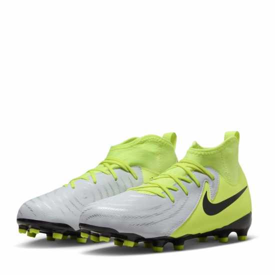 Nike Phantom Luna Ii Academy Junior Firm Ground Football Boots Сребро/Волт 