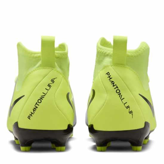 Nike Phantom Luna Ii Academy Junior Firm Ground Football Boots Сребро/Волт 