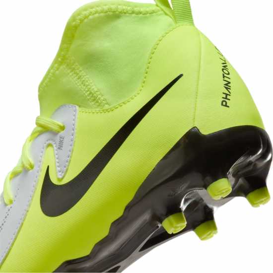 Nike Phantom Luna Ii Academy Junior Firm Ground Football Boots Сребро/Волт 