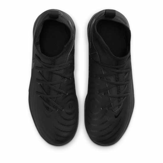 Nike Phantom Luna Ii Academy Junior Firm Ground Football Boots Черно/Зелено Детски футболни бутонки