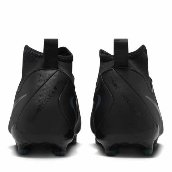 Nike Phantom Luna Ii Academy Junior Firm Ground Football Boots Черно/Зелено Детски футболни бутонки