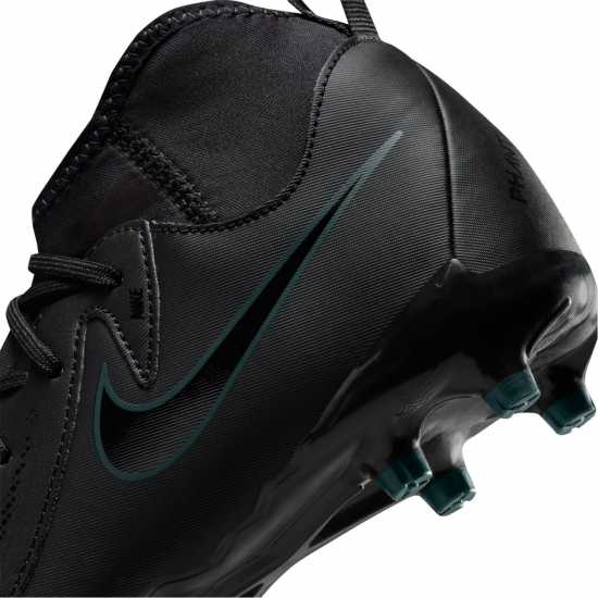 Nike Phantom Luna Ii Academy Junior Firm Ground Football Boots Черно/Зелено Детски футболни бутонки