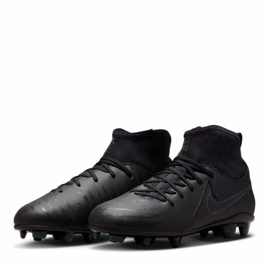 Nike Phantom Luna Ii Club Junior Firm Ground Football Boots Черно/Зелено Детски футболни бутонки