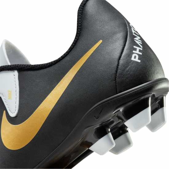 Nike Phantom Gx Ii Club Junior Firm Ground Football Boots Бяло/Черно/Злато Детски футболни бутонки