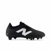 Детски Футболни Бутонки New Balance Furon V7+ Dispatch Firm Ground Football Boots Juniors Черно/Бяло Детски футболни бутонки