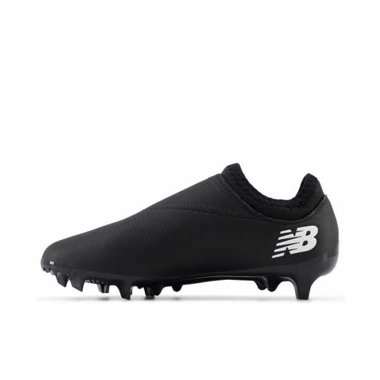 Детски Футболни Бутонки New Balance Furon V7+ Dispatch Firm Ground Football Boots Juniors Черно/Бяло Детски футболни бутонки