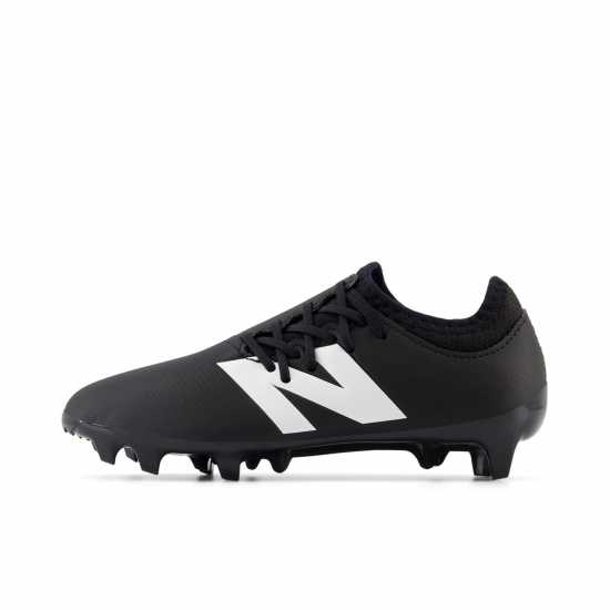 Детски Футболни Бутонки New Balance Furon V7+ Dispatch Firm Ground Football Boots Juniors Черно/Бяло Детски футболни бутонки