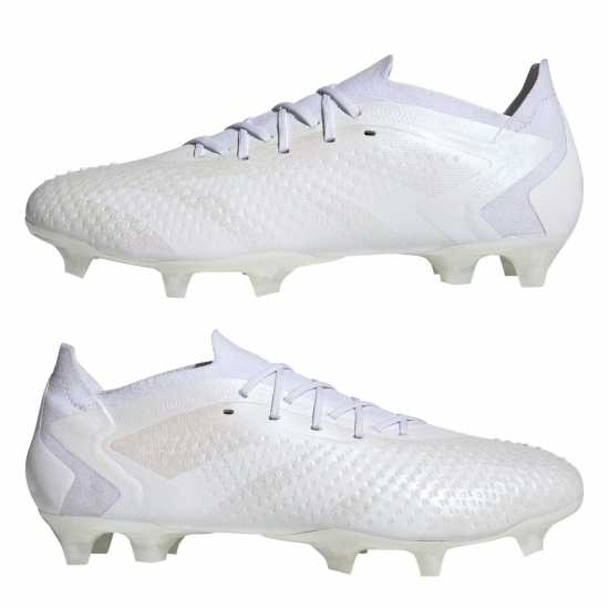 Adidas Predator Accuracy.1 Low Firm Ground Boots White Детски футболни бутонки